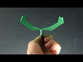 How to make a Paper airplane BOOMERANG - Plane that comes back to you - BEST Paper Planes