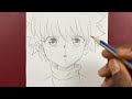 Anime drawing | how to draw Killua Zoldyck step-by-step