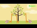 SIMILITUDES y DIFERENCIAS entre DARWIN y LAMARCK (en 3 minutos)