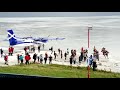 Nevis Ensemble playing on Barra Airport's beach runway