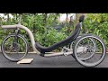 New Tilting Trike based on a Toxy zr recumbent bike