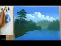 TUTORIAL: Acrylic Painting Landscape / Dead Tree in the River / JMLisondra