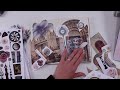 How to LAYER Paper Ephemera to achieve 3D effect in collage page