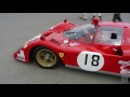 Ferrari 512 M start, warmup and on-track – Goodwood 74th Members' Meeting