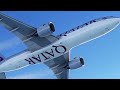 INSANE GRAPHICS!! | MSFS Realistic 17HR  Hour Full Flight To Doha | Qatar Boeing 777-200LR