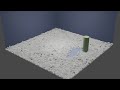 Molecular Realistic Snow Test