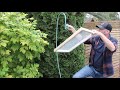 The $20 Hanging Bird Feeder Tray - Easy DIY Project!