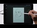 How to Procreate Portrait Painting 80mins Read Time Record + Time-lapse