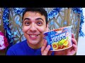 RETO DE COMER ALIMENTO DE UN SOLO COLOR | DESAFÍO DE COMER COMIDA ROSA VS AZUL POR CRAFTY HACKS