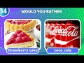 Would You Rather? Snacks & Junk Food Edition | quiz spaceman