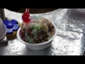 Bangkok Street Food - RAINBOW SHAVED ICE DESSERT Thailand