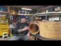 Routing Drum Bearing Edges, Drum Restoration, John Bonham Green Sparkle Ludwig Drum Set Build PT. 3