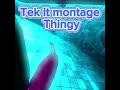 Tek it: scary baboon montage