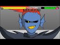 (Fan-Made) Glitchtale - The Undyne the Undying Vs. Bête Noire fight with healthbars - Camila Cuevas