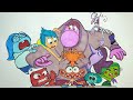 Inside Out 2 Coloring Book Compilation/ All Characters/Emotions/ NCS