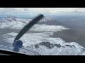 Mt. Denali - Takeoff From Glacier and Flight