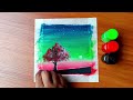 Very easy poster colour/acrylic moonlight painting/poster colour painting ideas