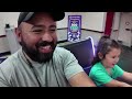 Allison and her dad had a fun day at Chuck E. Cheese