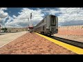 BNSF Leading Amtrak #4 @ Sandoval County/US 550 Station