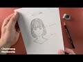 How to Draw a front face for Beginners / Membership video
