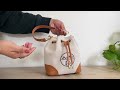 Hermes Bucket Bag | Repurposed Dustbag Naomi Crafted