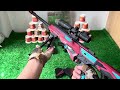 Special police weapon toy set unboxing | Barrett sniper gun | M24 sniper gun | Glock pistol | Bomb