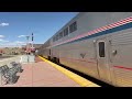 Amtrak SWC #3 Flies Past @ Sandoval County/US 550 Station