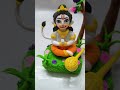 Hanuman ji making with clay 🧡✨ step by step #diy #clay #clayart @pritiartcraft23