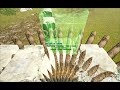 ARK  Survival Evolved | Floating 32 Sided Fence Foundation Circle Core (Raw Footage)