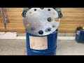 Homemade sand battery heater - travel stove, easy instructions!