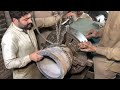 Incredible Manufacturing Process of Biggest Shaf Bush Roll Machine Brass Casting process in industry