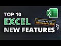 Top 10 Excel New Features (incl. Microsoft 365)