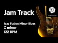 Jazz Fusion Minor Blues Jam Track in C minor 
