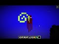 What happens when you put a enderman in a world of nothing but water in Minecraft