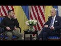 Biden Talks About Democracy, Apologizes to Ukraine for Holdup in Funding | WSJ News