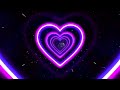 Neon Lights | heart | background video | love | сердечки фон | ФутаЖОР