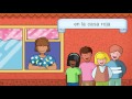 Doña Ana Spanish children's song for telling time, activities, rooms/ parts of the house