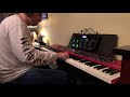 Testing the Roland Boss RC-505 loop station with the Nord Stage 3