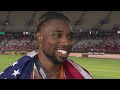 Noah Lyles THREEPEATS 200m for WORLD CHAMPIONSHIP DOUBLE, first since Usain Bolt | NBC Sports