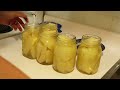 Water Bath Canning Pears