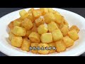 Fried potato cubes, starch or flour, teach you a trick, it tastes better than KFC's fried ones [A