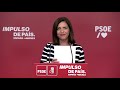 Comparecencia de Esther Peña. Elecciones Cataluña 12M