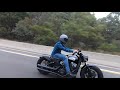 INDIAN SCOUT BOBBER BASSANI SLIP ON RIDE BY SOUND TEST