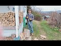 Making Kindling with 8 lb Maul