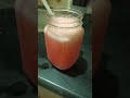Strawberry fizzy drink