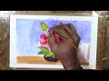 Still Life Painting | Flower Vase Painting | Poster Colour Paint