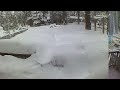 South Lake Tahoe, December 2021 Snow Accumulation Timelapse