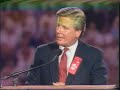 Evangelist Rick Stanley shares testimony at Billy Graham Crusade  - 1989