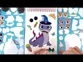 [Sticker Asmr] ❄️ Decorating Elsa Anna Sticker Book in Frozen ❄️ 겨울왕국 엘사 안나 스티커asmr