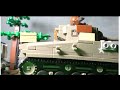 Normandy tank battle stop motion film